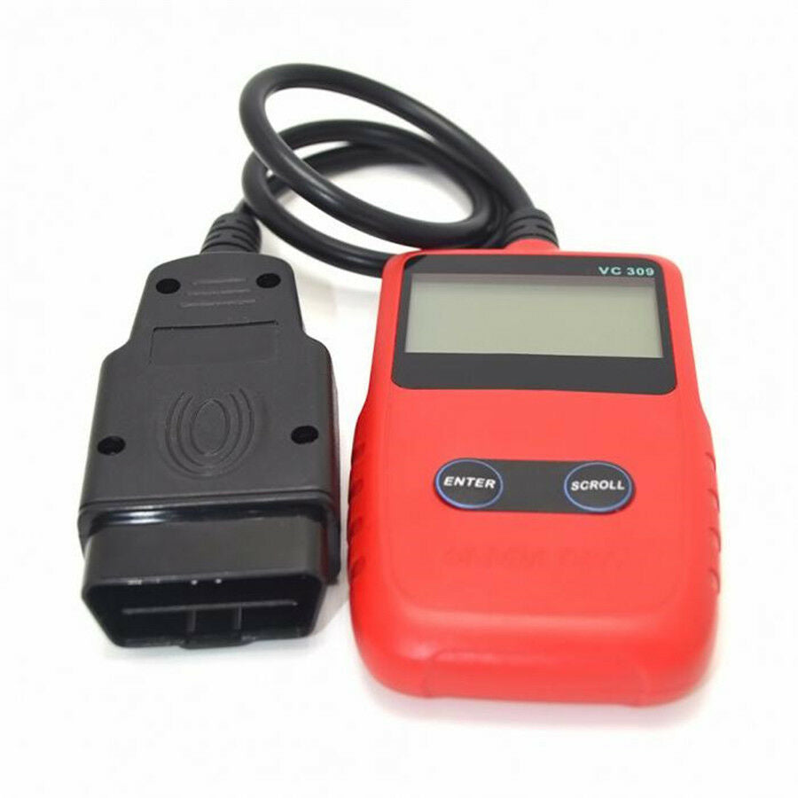 The VC309 OBDII/EOBD Code Reader Clear Generic and Manufacturer Specific DTCs