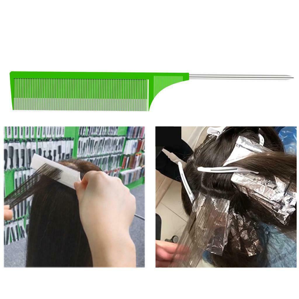 5x Professional ABS Fine Weave Highlighting Foiling Hair Comb for Hair Combs