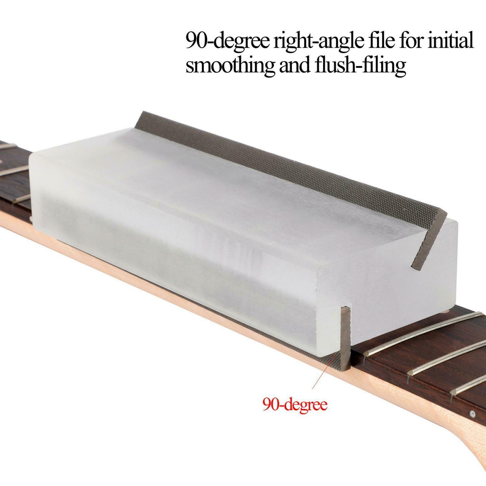Guitar Fret Crowning End Bevel Files, Guitar Fret Beveling File 35 Deg & 90 Deg