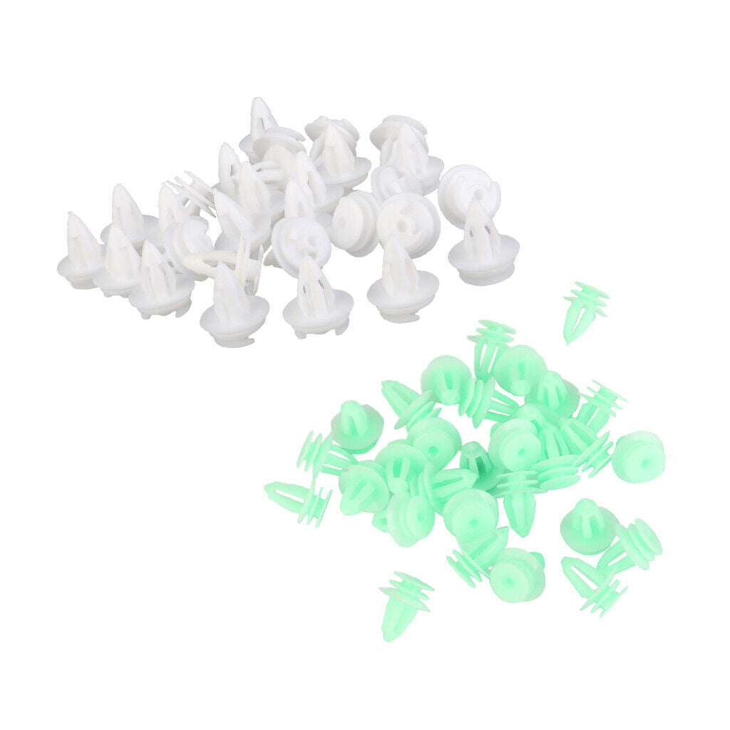 60Pcs Nylon Door Trim Panel Retainer Clips Panel Clip for BMW 51411973500
