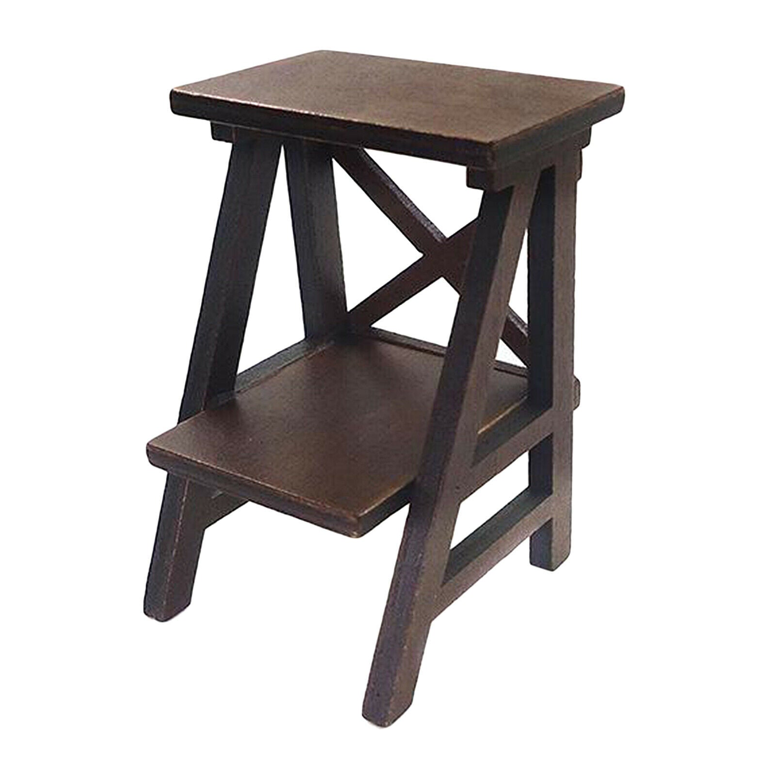 Retro 1/12 Black Stand Floor Flower Rack Garden Rack Shelves Furniture