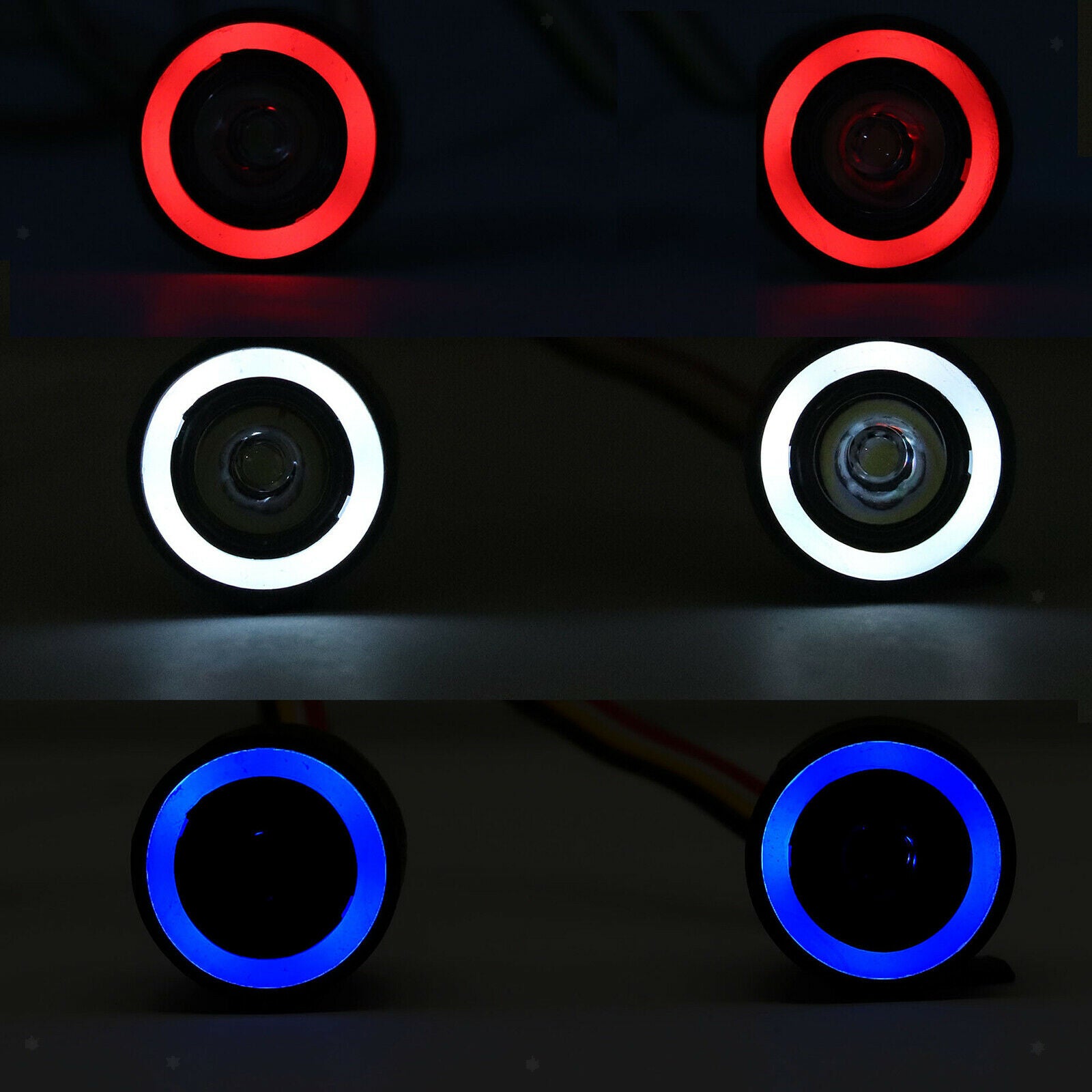 19mm LED Headlights Colorful for RC Crawler Upgrades Parts Accessories