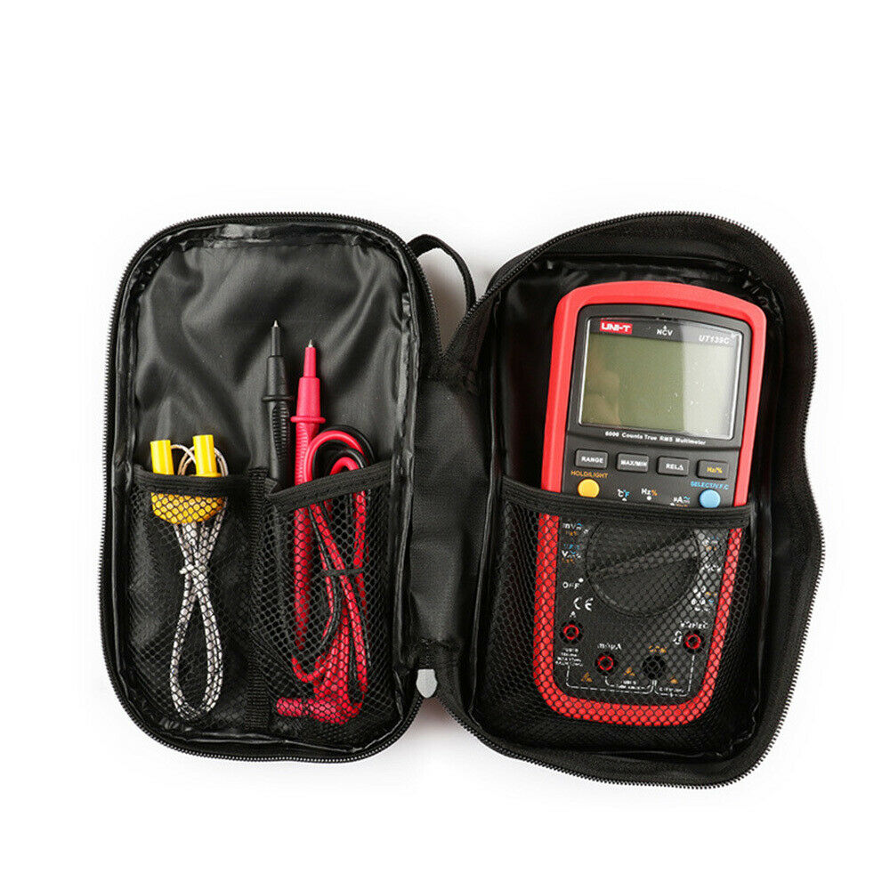 Digital Multimeter Case Portable Storage Carrying Organizer Instrument Hand Bag