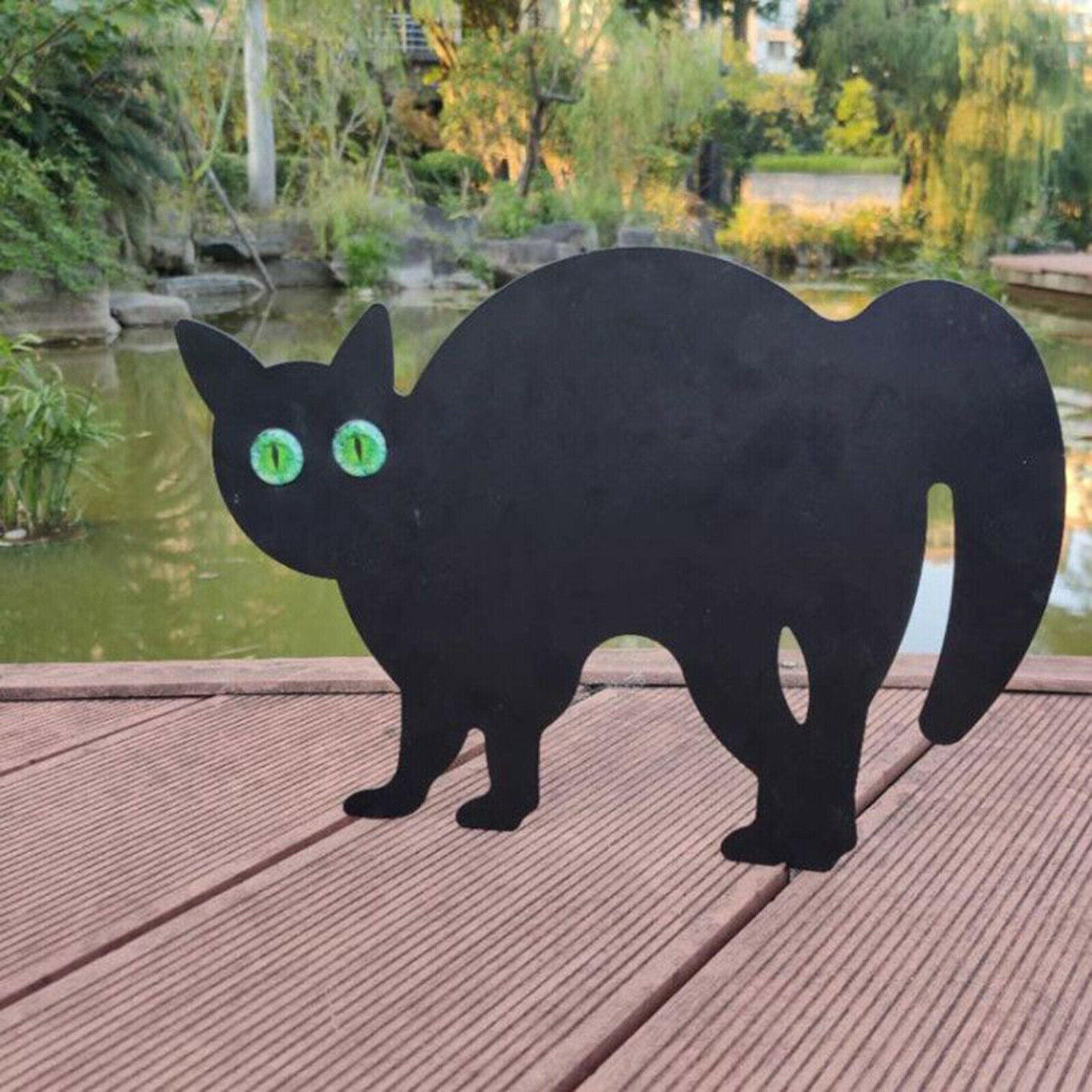 3pcs Cat Shape Control Spike Weatherproof Garden Scarer Figures Statues Gifts
