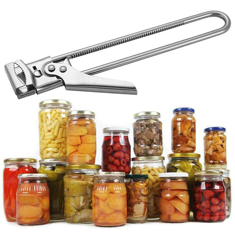Portable Adjustable Manual Stainless Steel Jar Lid Opener Gripper Can OpenDD