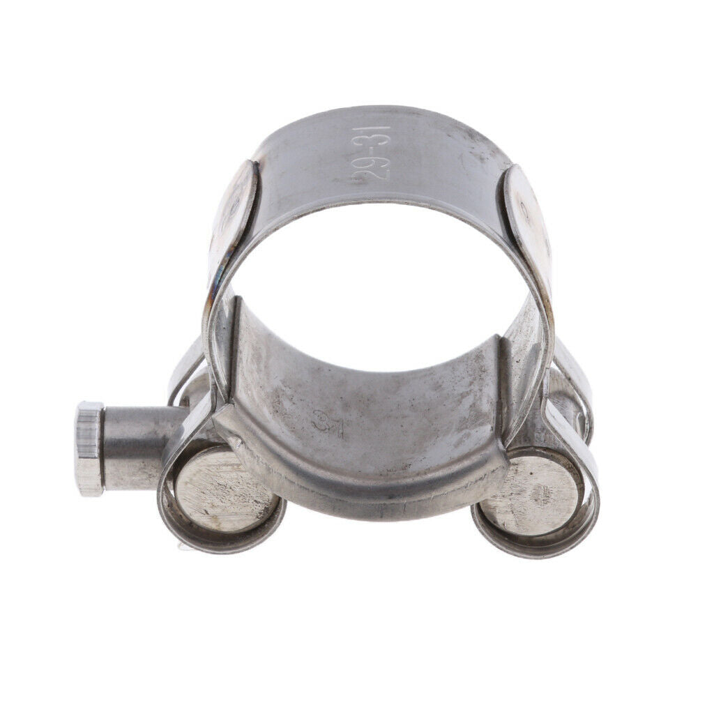 2 Pieces 29-31mm Exhaust Pipe Clamp Universal Motorcycle Exhaust Heat  Cover
