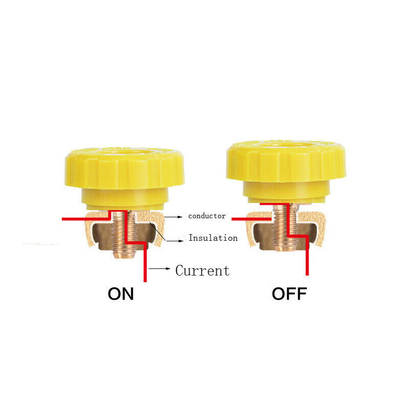 Universal Car Battery Terminal Quick Cut-off Disconnect Master Kill Shut Switch