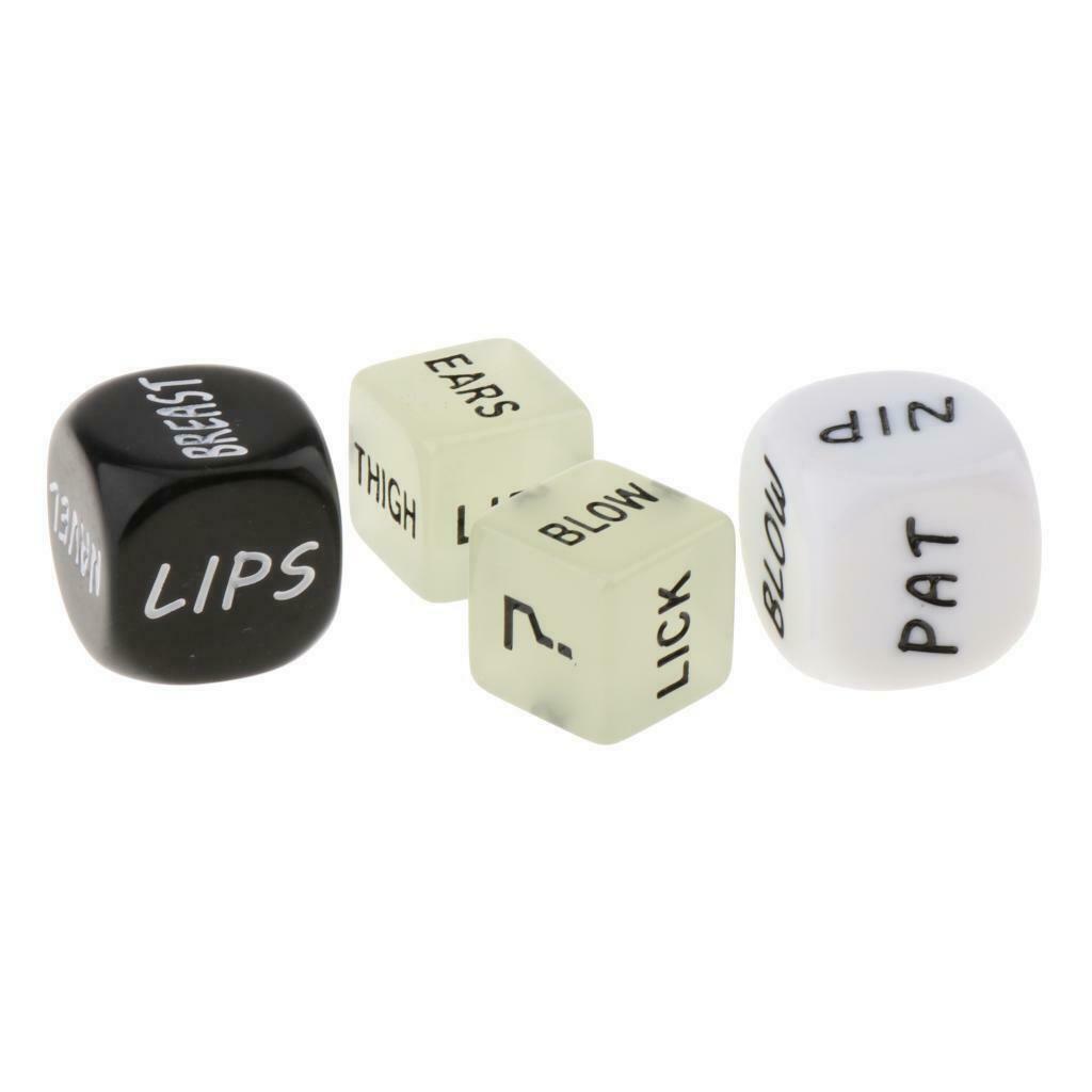 4Pcs Funny Dice Game Gifts for Couples, Wedding Gifts, Bedroom Game,Punishment