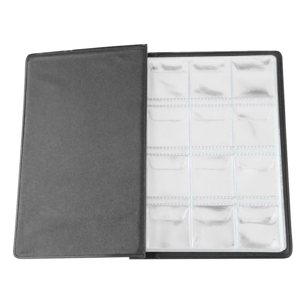 120 Slots Coin Album Holder Storage Collection Collecting Stock Pocket