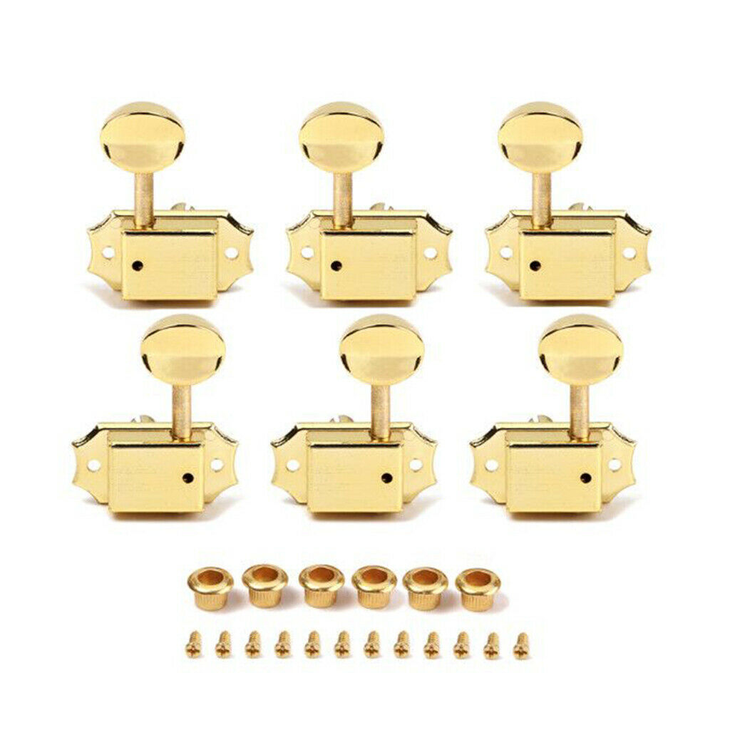 6 Pcs 3R & 3LGuitar String Tuning Peg Tuner Machine Head