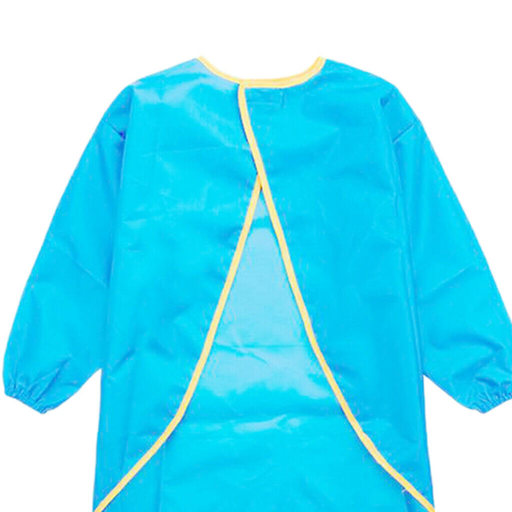 Kid Apron Waterproof Smock Long Sleeve Children Apron Cooking Painting Bib S