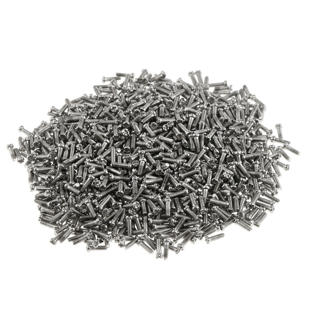 Lots 1000 Pieces Glasses Tiny Screws for Eyeglasses Watch Repair Tools Kit #B