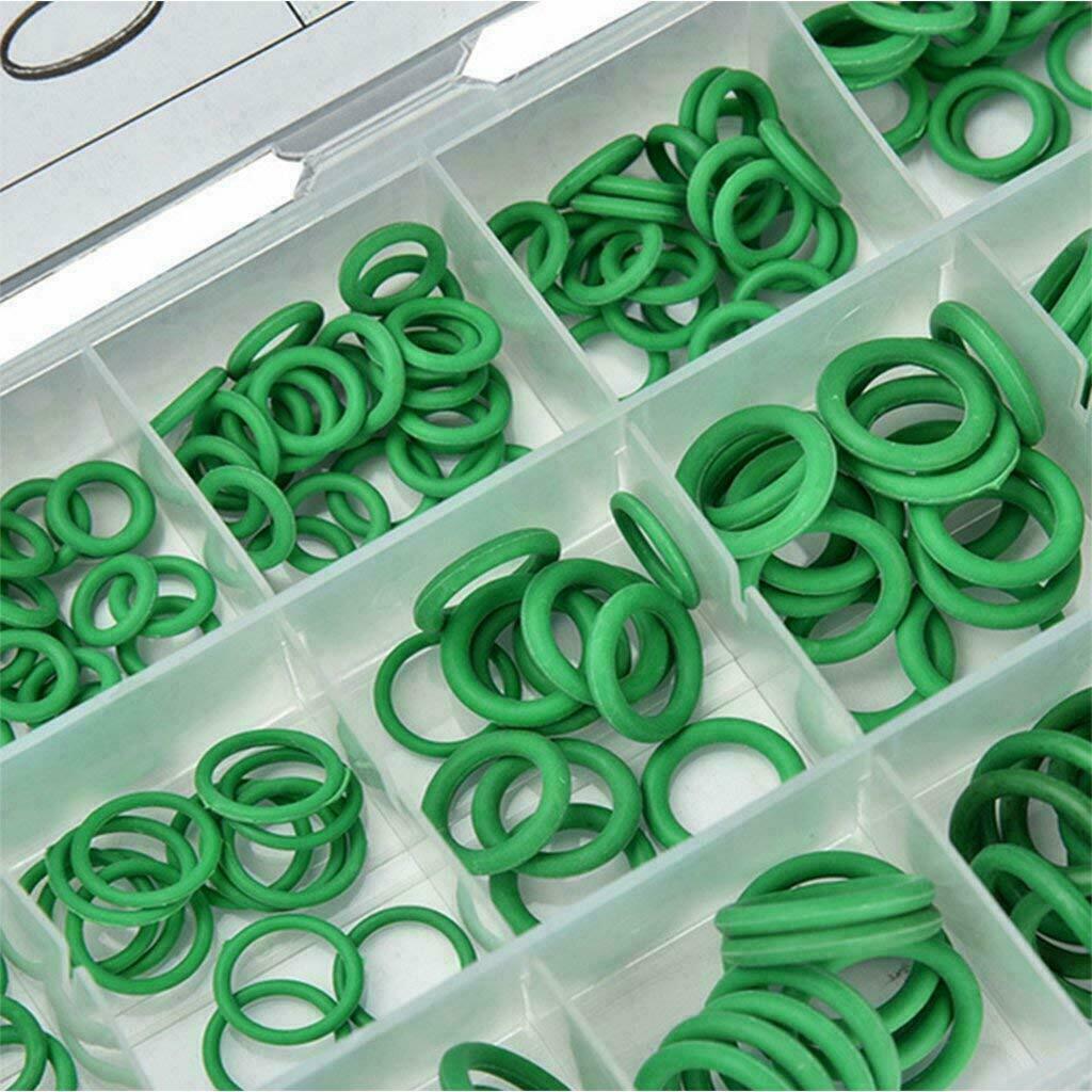 270 Pieces O-Ring Rubber Assortment Kit Set with Holder Case SAE and Metric