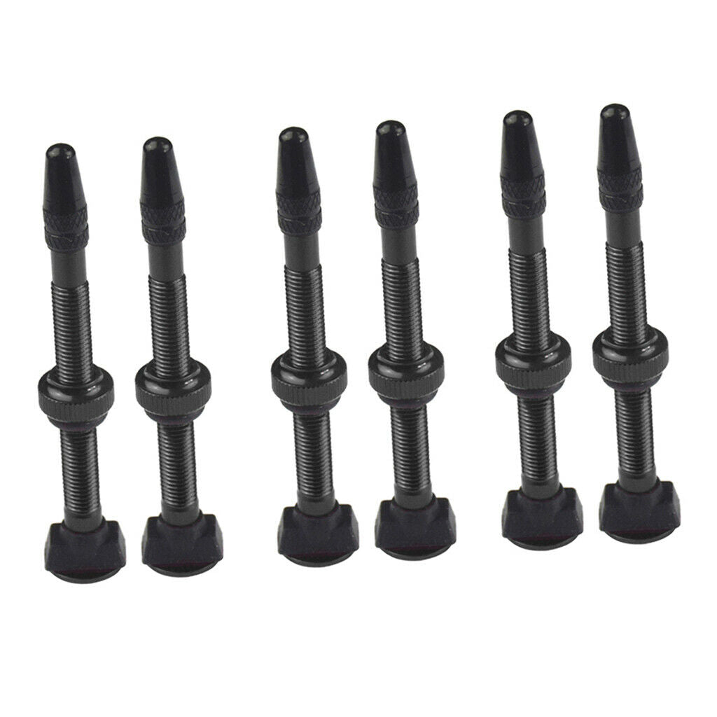 6X Mountain Bike Aluminum Alloy Tubeless Presta Valve Stem Replacement
