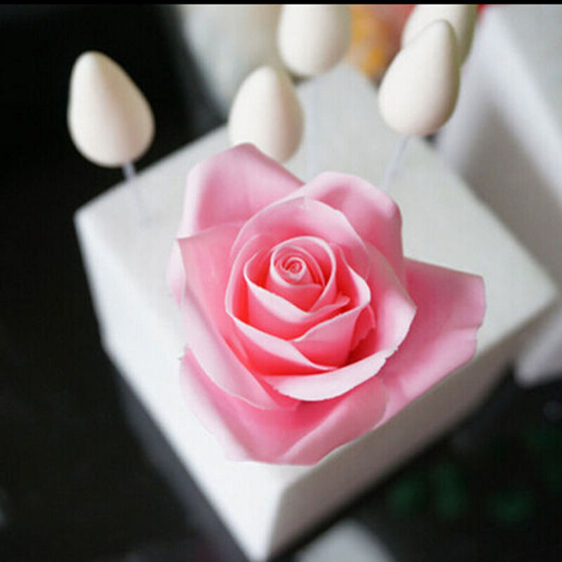 Fondant Cake Cookie Decor Sugarcraft Cutter Rose Flower Mold Gum Paste To.l8