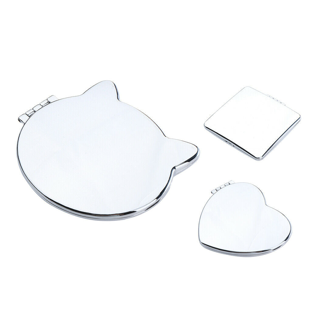 Pocket Travel Cute Vanity Mirror Lovely Portable Makeup Mirrors Square