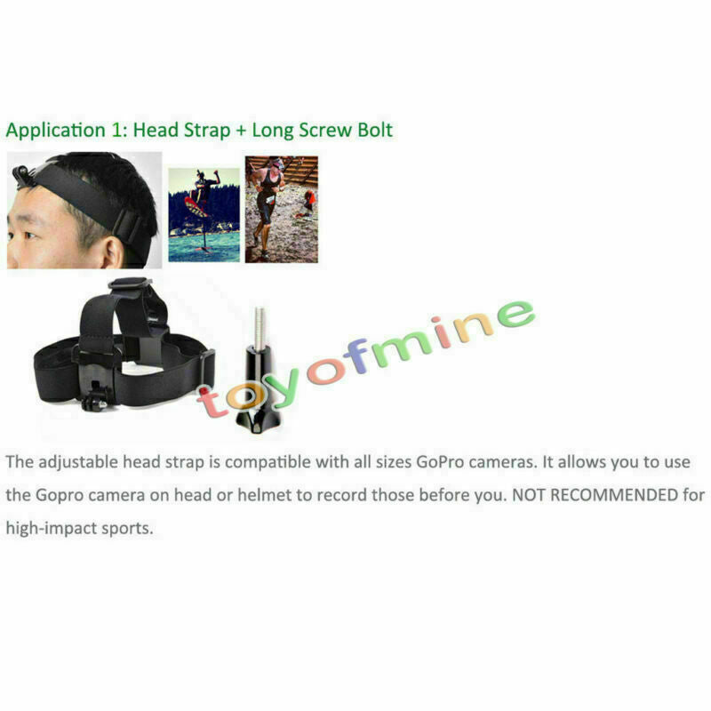 12 in 1 Professional Kit Accessories Bundle for Gopro HD Hero 4 3+ 3 2 1 SjCAM