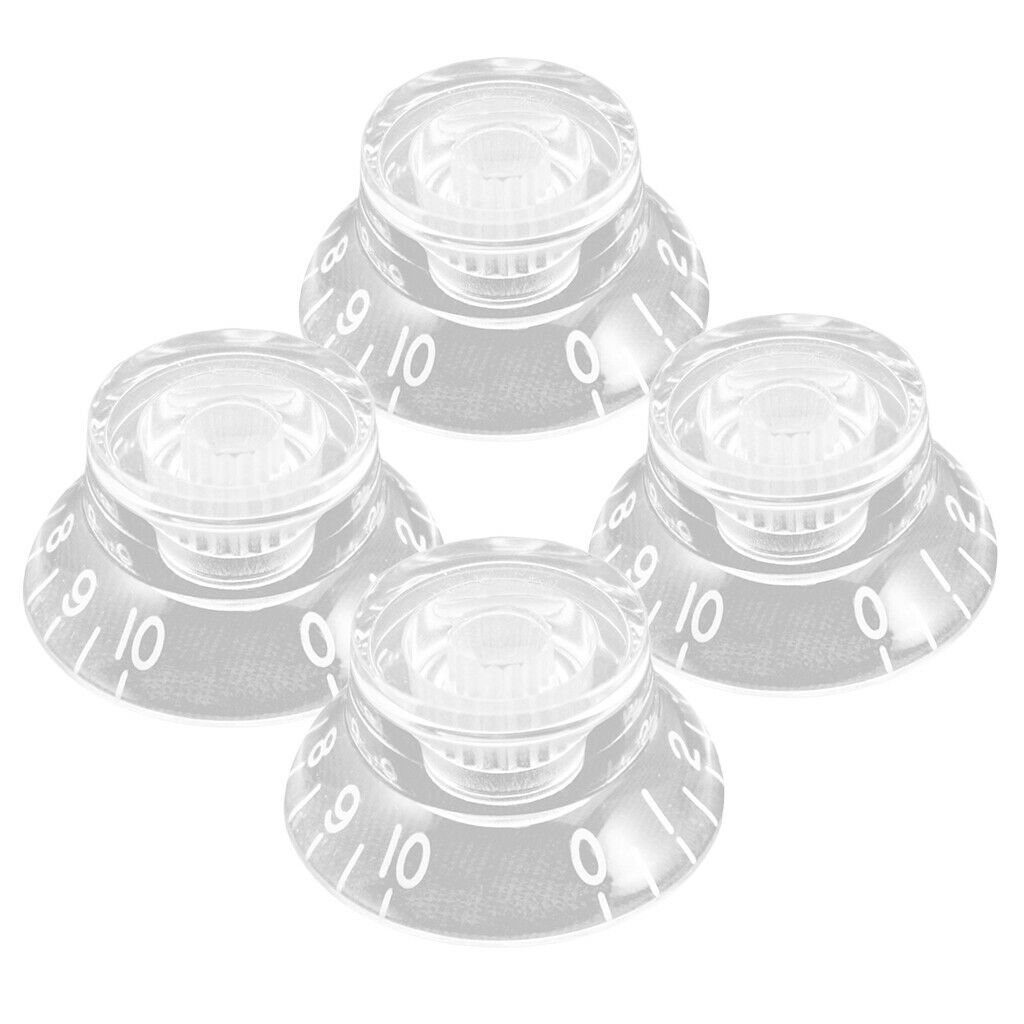 Acrylic Guitar Speed Control Knobs for LP Electric Guitar Replacement Clear