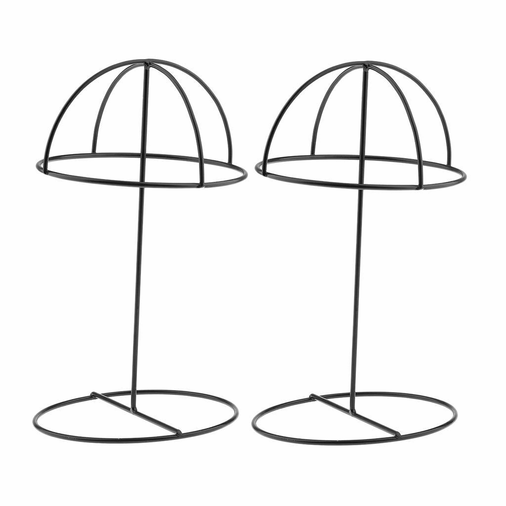 2 Pieces Hat Stands Table Top, Decorative Wig Stand Holder, Hat Rack Stand Metal