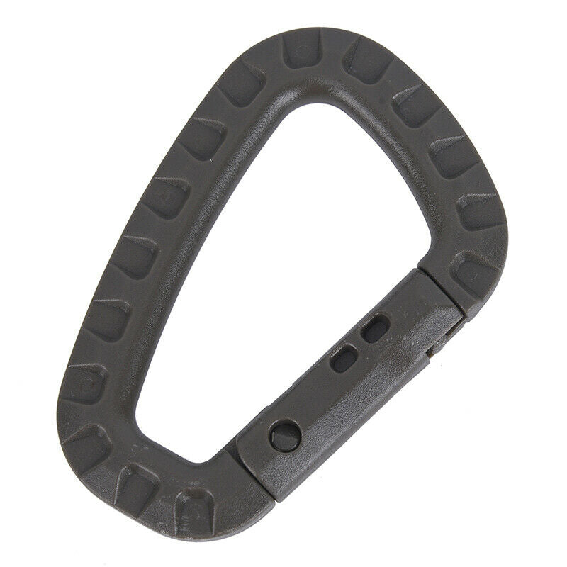 5pcs Mountaineering Buckle Snap Clip Plastic Hook Climbing Carabiner D Sh.l8