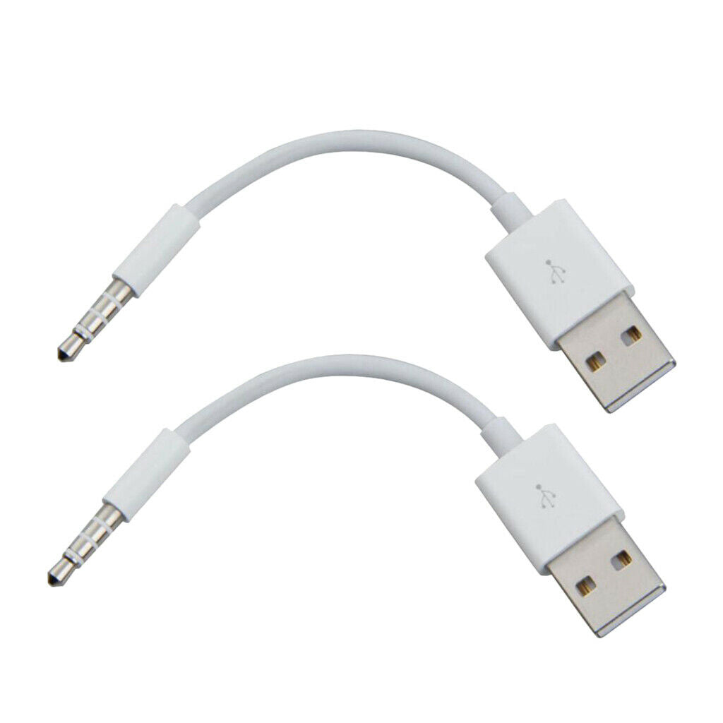 3.5mm Male Audio AUX   Plug to USB 2.0 Male M/M Data Charging Adapter Cable