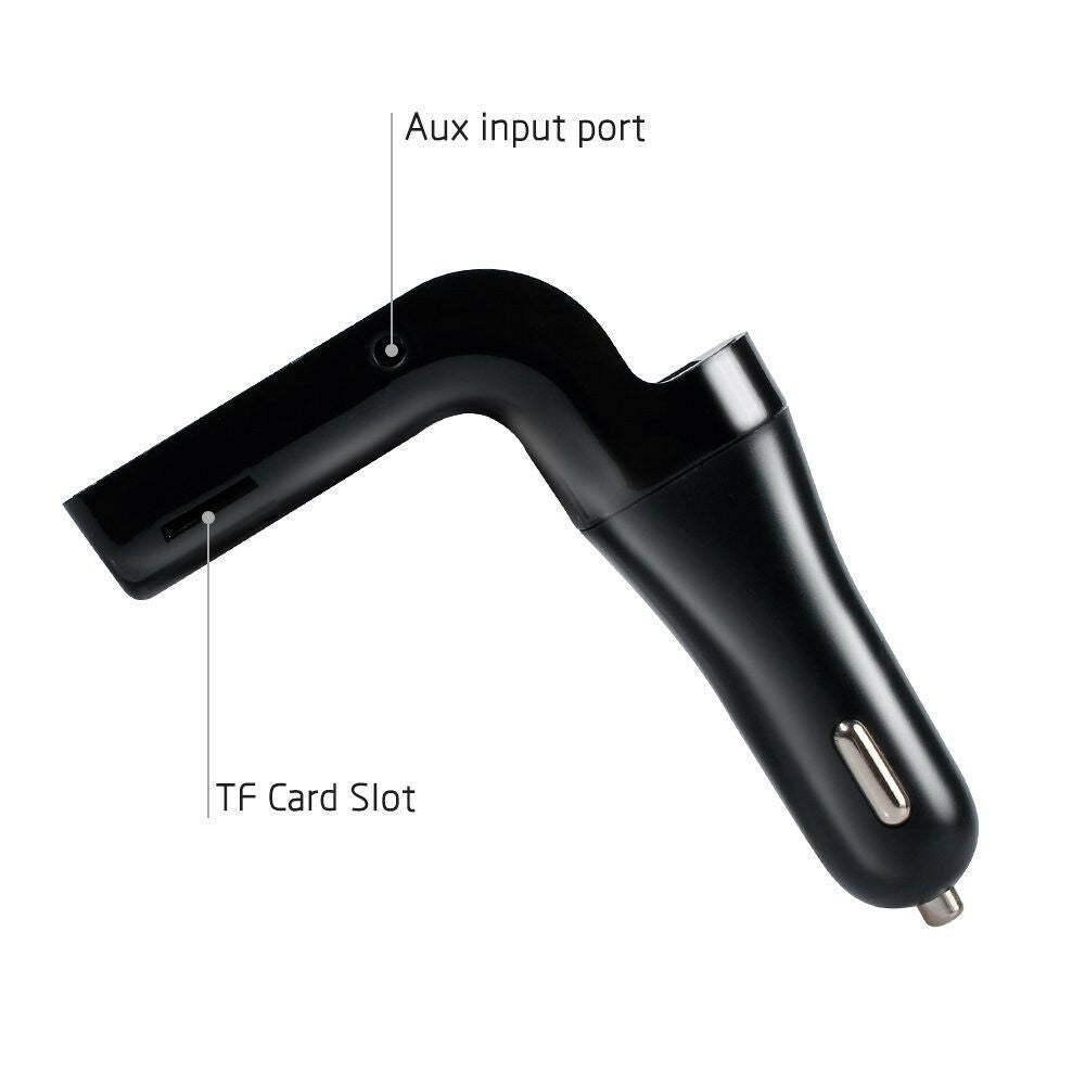 Bluetooth G7 Car Kit MP3 Player Handsfree FM Transmitter Radio USB Charger & AUX