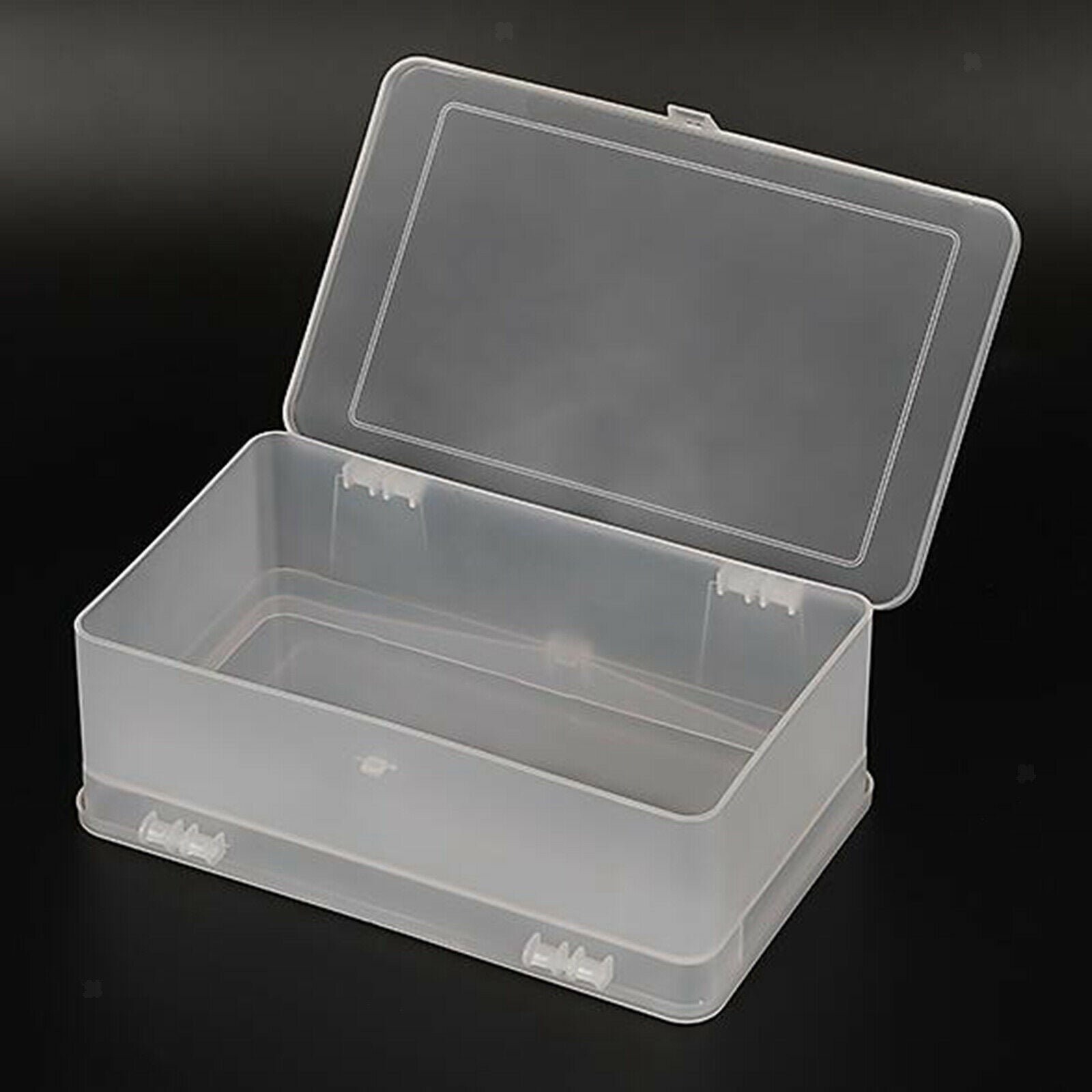 Plastic Double Layer Nail Art Tool Storage Box Container Holder Organizer