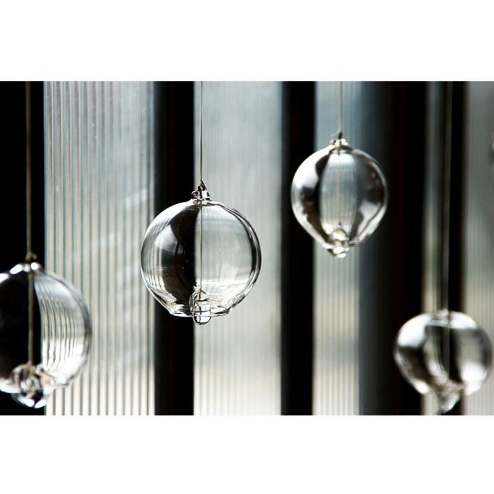 Japanese Transparent Glass Wind Chime Bell Hanging Ornaments Craft Gift