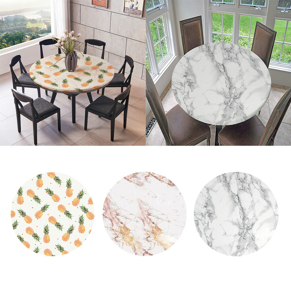 3X Replacement 48" Table Top Cover Table Cloth for Round Table Polyster