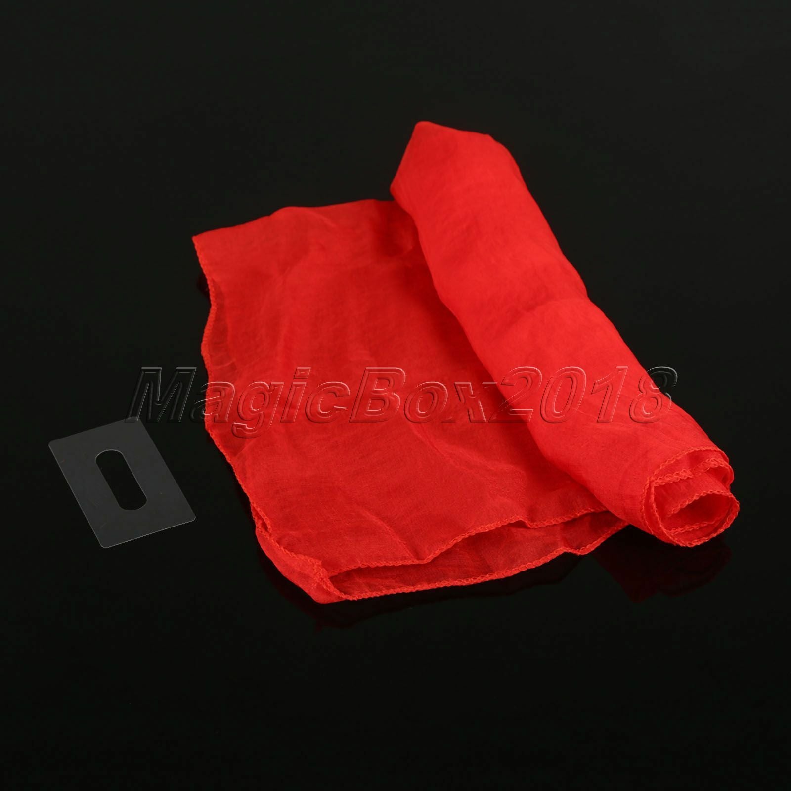 Magic Tricks Funny Silk Scarf Through Phone Red Magicians  Close Up Stage Props