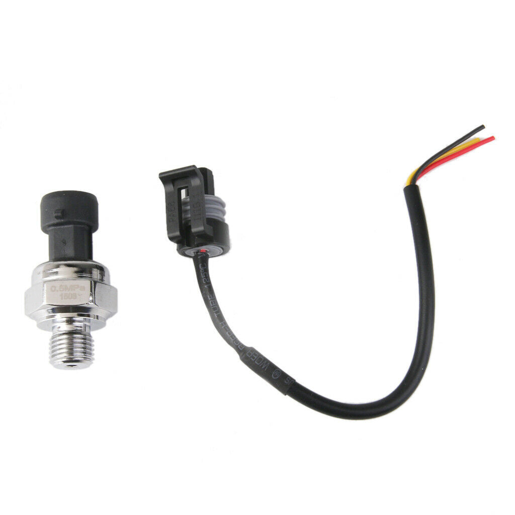 G1/4 Pressure Transducer Sensor 0-0.5 MPa for Oil Fuel Gas Water Air