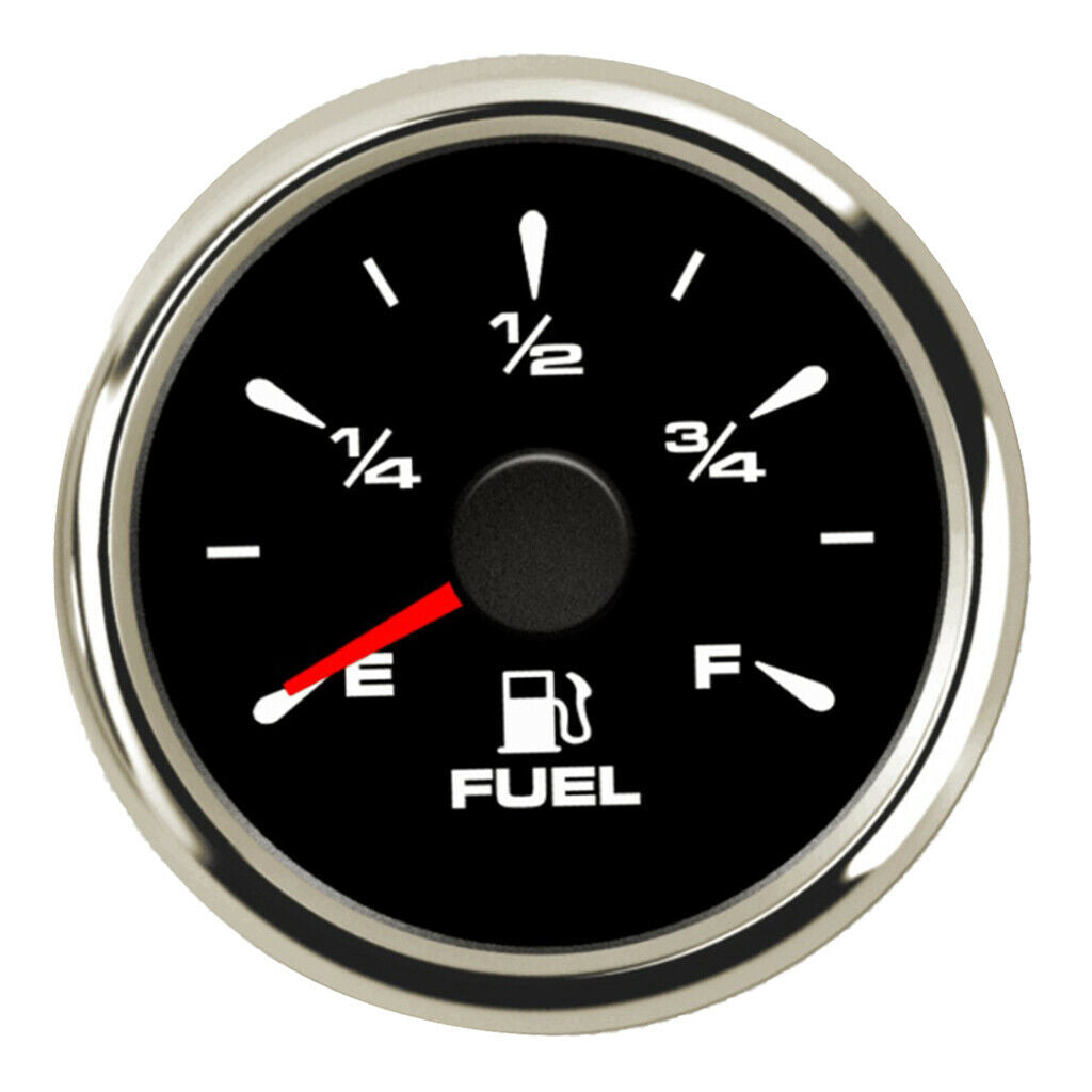 Electrical Fuel Level Gauge 0-190ohm- Universal Oil Meter E-1/2-F Indicating