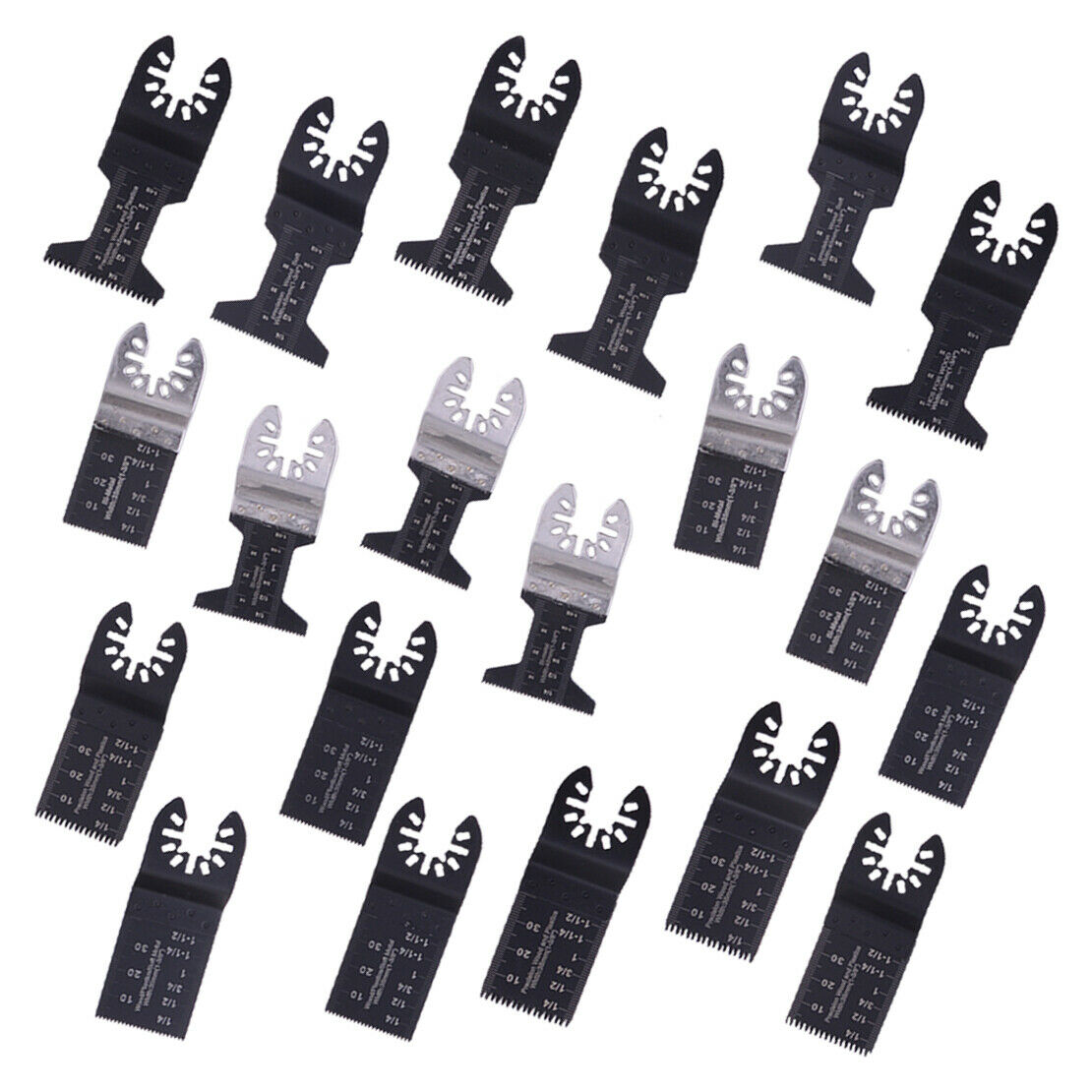 20x Oscillating Multi Tool Saw Blades Wood Metal Cutting Cutter Universal New
