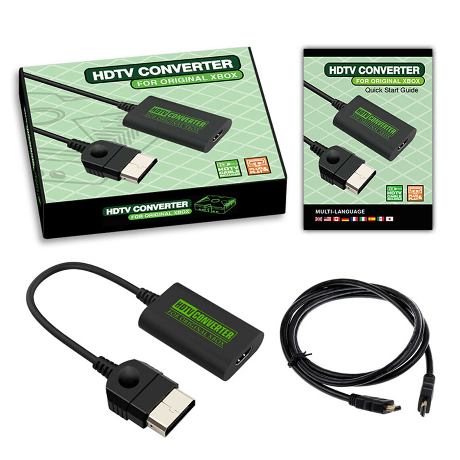 Retro Video Game Console HDMI Converter Video Audio Cable Fit For