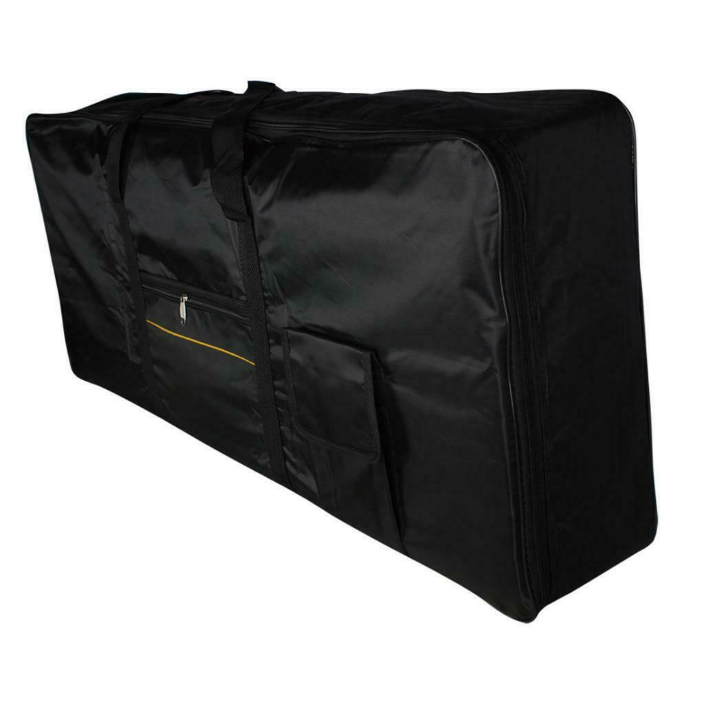 1pc Durable 61-key Electronic Keyboards Electric Piano Gig Bag Case Black