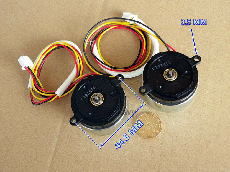 DC 12V-48V Brushless Motor Dual Ball Bearing 10000RPM Outer Rotor CCW Fan Motor