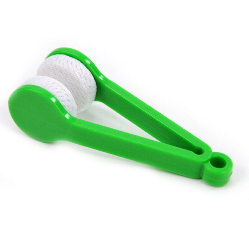 1PC Mini Two-side Glasses Brush Microfiber Spectacles Cleaner  Brush Screen  Qx