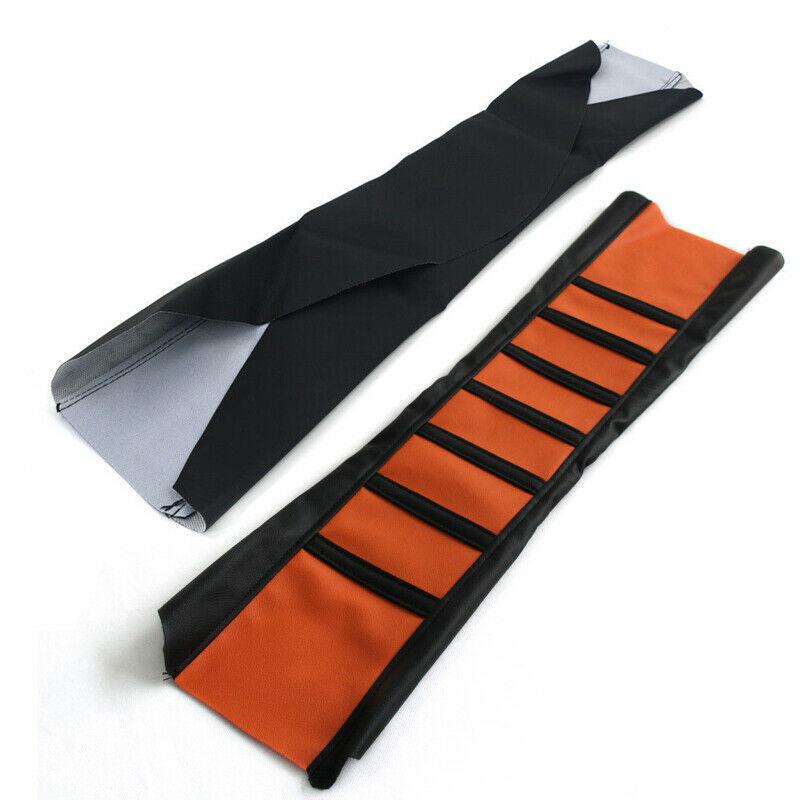 820*480mm ATV Dirt Bike Off-road Motorcycle Seat Cover Orange Soft Rubber Handy