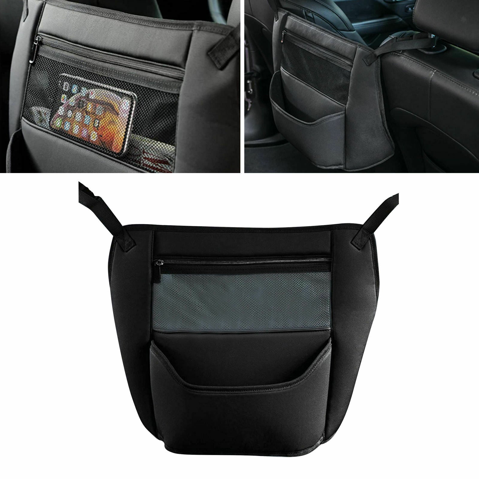 Universal Car Organizer Laptop Purse Between Front Seat for Drinks Holder