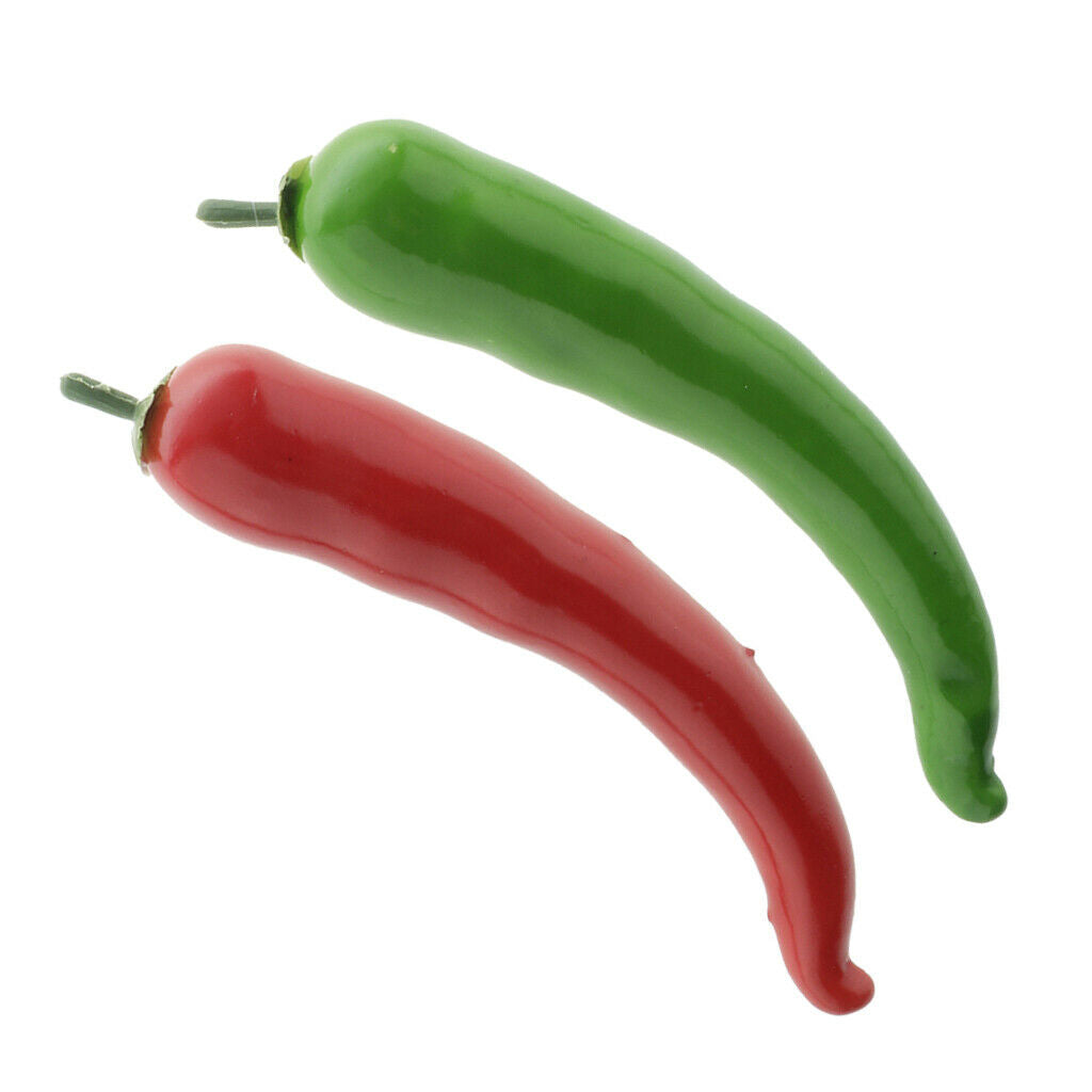 8pcs Artificial Vegetables Chilli Artificial Vegetables Decorative Vegetable