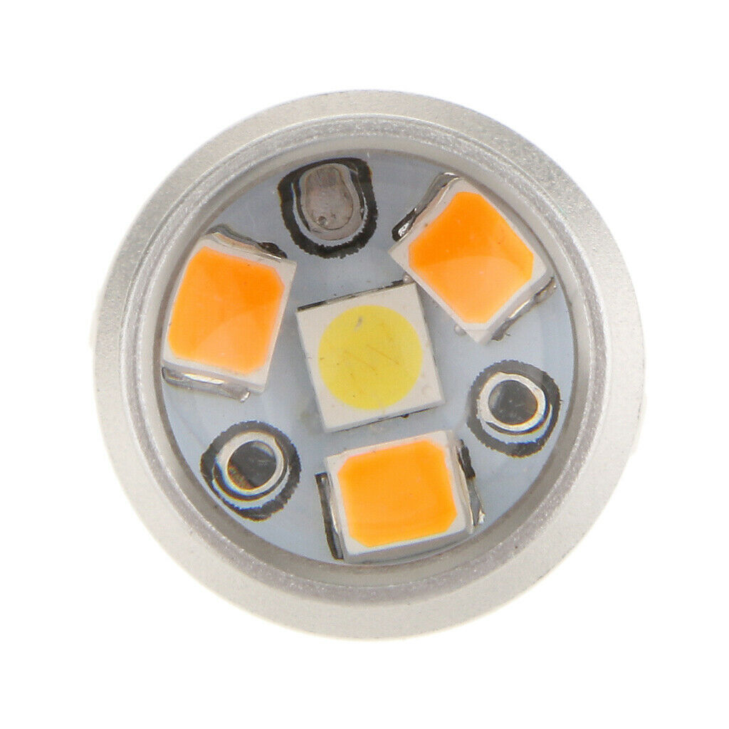 Double Amber Color Switchback White 3157 Bulb Led Signal Light  28 Cms