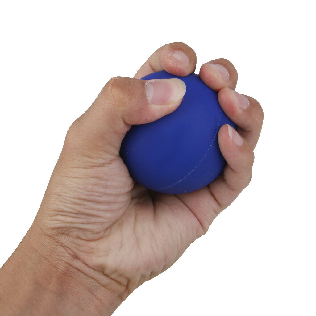 3Pcs 6cm Silicone Lacrosse Massage Ball Gym Fitness Yoga Exercise Ball