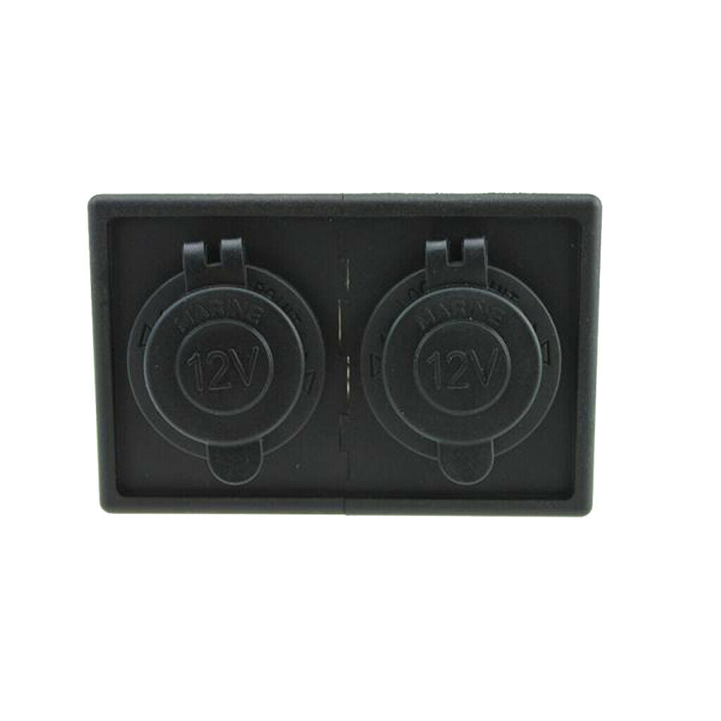 12v 24v Power Outlet With Housing Support For Marina Moto Rv Boat