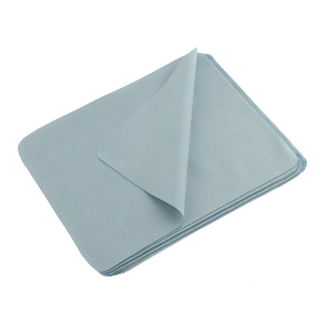 20 Pieces Microfiber Glasses Screen Lens Eyewear Cleaning Cloth Blue
