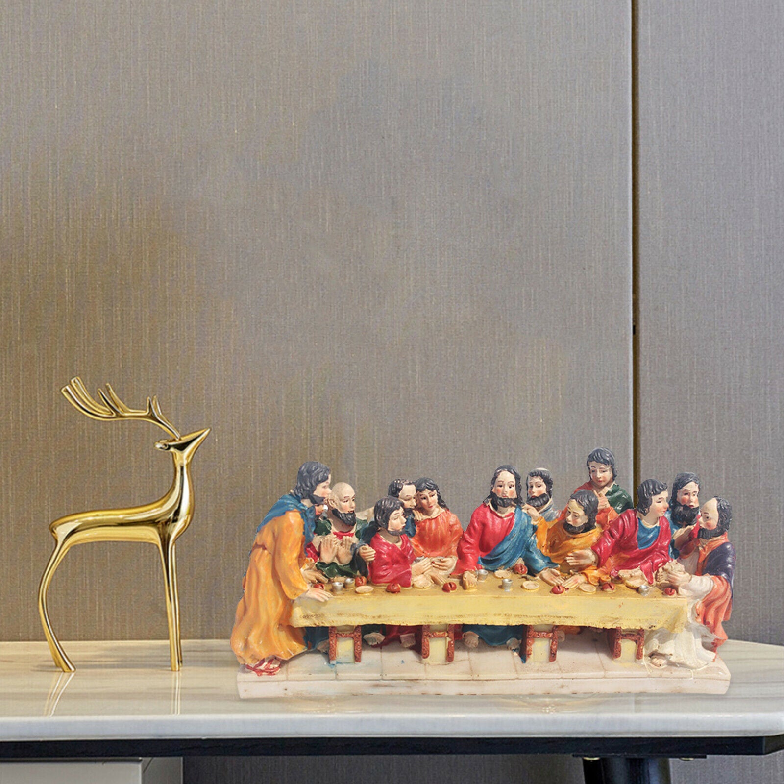Dinner Scene Statue Home Living Room Bedroom Porch Table Decorations