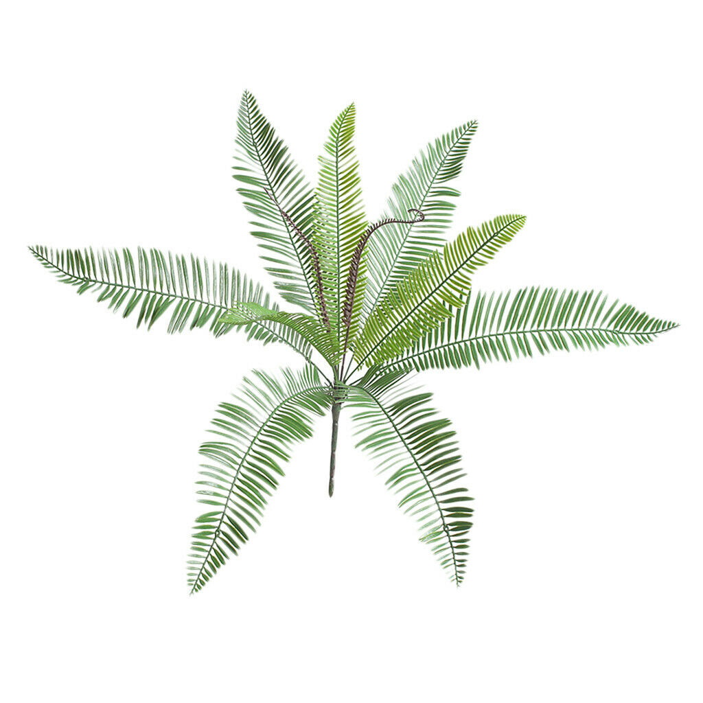 2x Leaves Artificial Cycads Floral Arrangement Greenery Bushes DIY Gardening