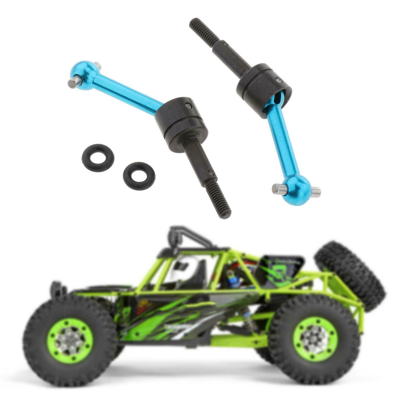 RC Car Drive Shaft, 2 Pcs Metal Drive Shaft Dogbone for TT-01 TT-02 1/10 RC