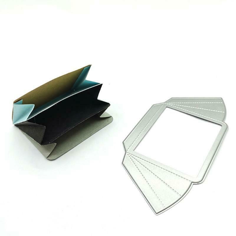 Folder Bag Metal Cutting Dies Stencil Scrapbook DIY Album Stamp Paper Card Mold
