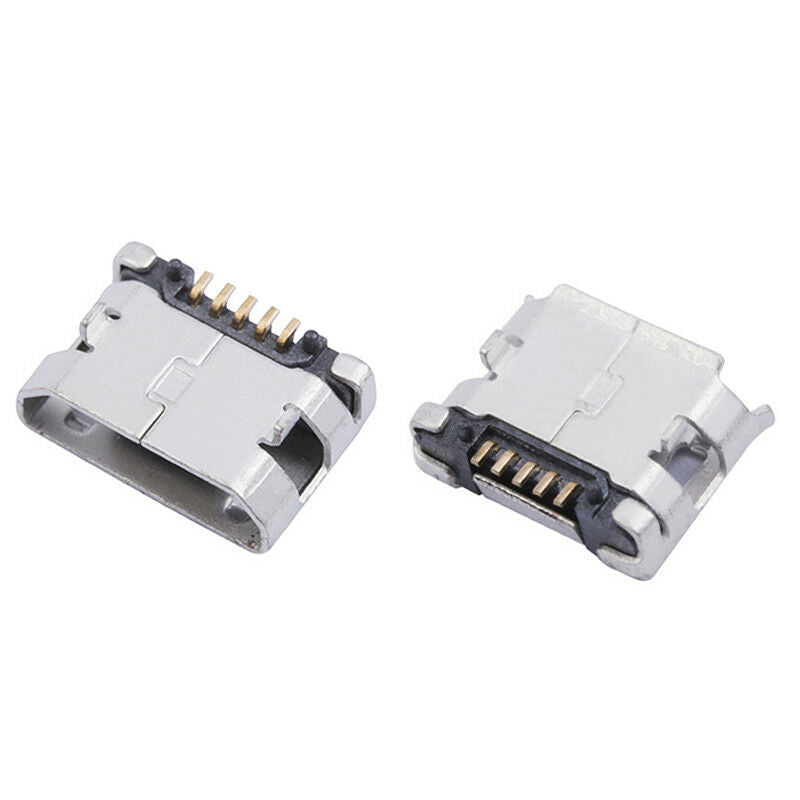 20 Pcs Micro Usb Type B Female 5-Pin Socket 180 Smd Soldering Deg newJCAUJ Tt