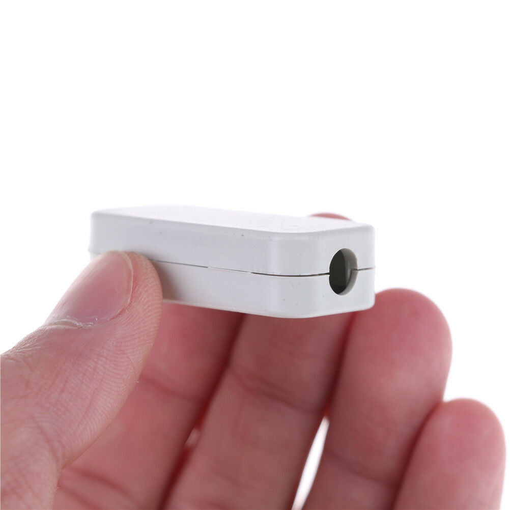 5pcs White Plastic Black Waterproof Case Project Junction Box 40*20*11mm H WF